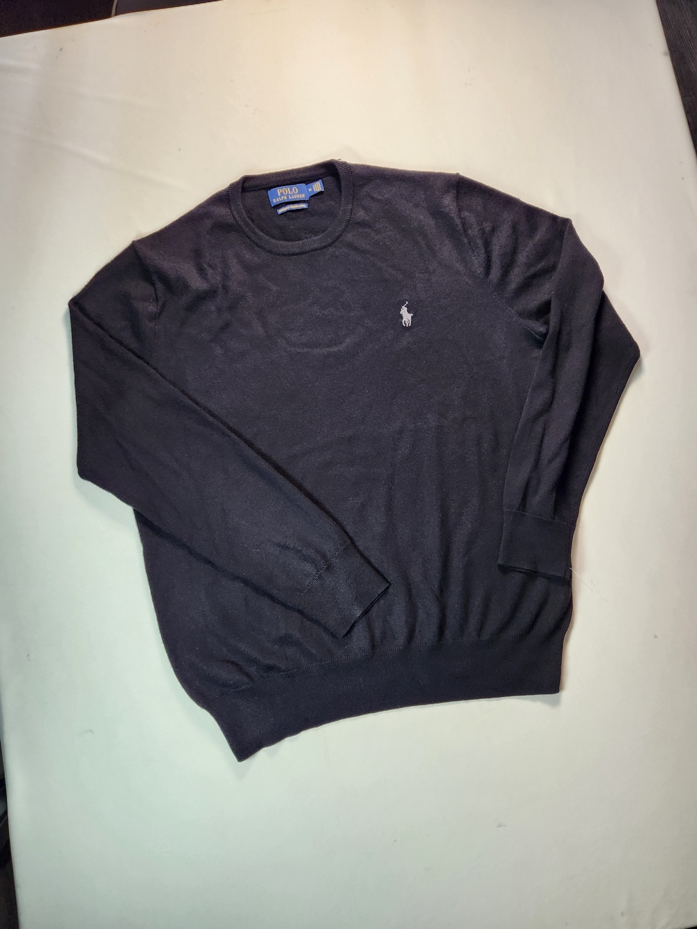 Polo by Ralph Lauren Men's Black Crewneck Sweater